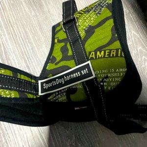 Dog harness in size Large 2 Pc set 
New